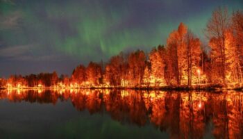 EN IMAGES : Ces aurores boréales qui ont sublimé le ciel jeudi soir